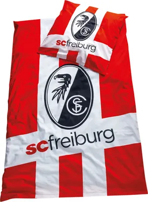 Produktbild von SC Freiburg Bettwäsche "Logo/Schriftzug" 135 x 200cm