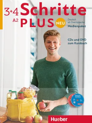 Produktbild von Schritte plus Neu 3+4 A2 Audio-CDs und 1 DVD zum Kursbuch. Medienpaket