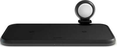 Produktbild von ZENS 4in1 Dual Alu. Ladegerät QI 220V Kabel 2x10W + 45W PD + Apple Watch Puck MFI