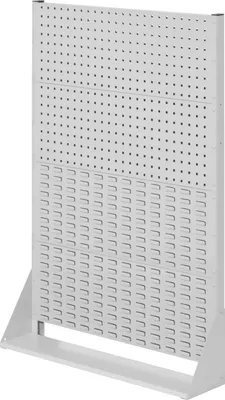 Produktbild von Kappes ®RasterPlan Stellwände einseitig Größe #4 - 2x Lochplatten 2x Schlitzplatten Lichtgrau RAL 7035