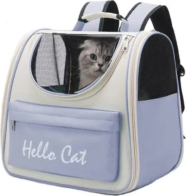 Produktbild von Famanu Haustiertrage-Rucksack für kleine und mittelgroße Hunde und Katzen - Bequemer Rucksack für Reisen und Wandern