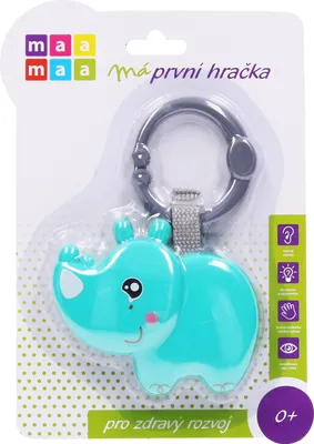 Image de Maamaa Hochet rhinocéros 21,5 cm