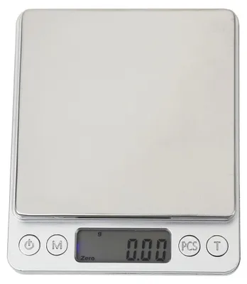 Produktbild von 500-g-Präzisionswaage (0,01 g), Küchenwaage, Taschenwaage, Schmuckwaage, hochpräzise elektronische Waage, hintergrundbeleuchtetes LCD-Display