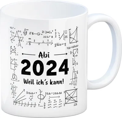 Produktbild von ABI 2024 - Weil ich's kann Kaffeebecher