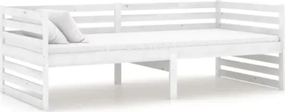 Obrázek produktu pro vidaXL Lehátko bílé masivní borovice 90x200 cm