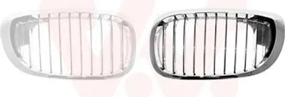 Immagine prodotto di VAN WEZEL 0653515 Griglia radiatore Griglia anteriore per BMW 3 Cabrio (E46) Sinistra Nero
