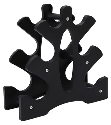Immagine prodotto di Supporto per bilancieri, a 3 livelli, per uso domestico e in palestra, con capacità di carico di 20 kg