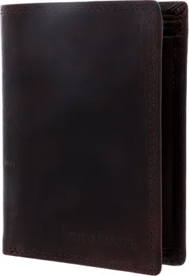 Produktbild von bruno banani Leder Geldbörse Lavato Wallet High With Flap Brown braun