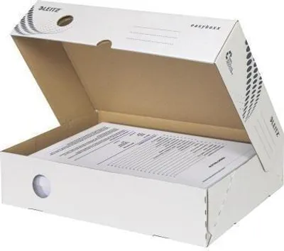 Produktbild von Leitz Archivbox easyboxx 61340000 breite 80mm ws