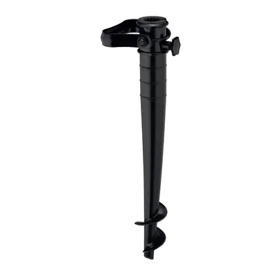 Immagine prodotto di relaxdays tassello a terra per ombrellone nero, plastica