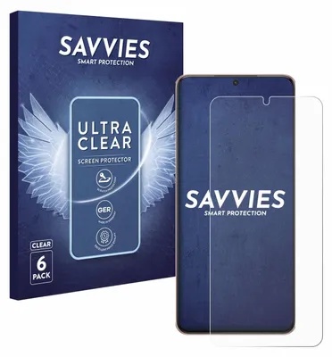 Produktbild von 6x Für Samsung Galaxy S21 Plus 5G Schutzfolie Savvies Displayschutz Display Schutz Folie Klar Transparent