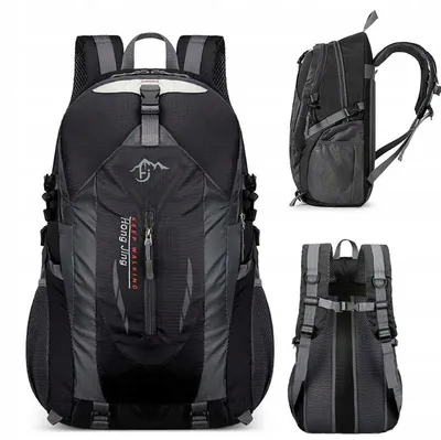 Produktbild von Tourenrucksack 40L Wasserdicht-Trekking, Camping, Survival Schwarz