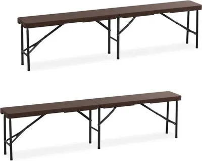 Image de Ensemble de bancs à bière de 2 180 cm