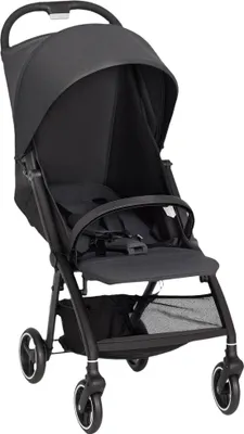 Image de Poussette - Buggy - Léger, Pliable, Dossier Réglable, Repose-pieds Réglable, Harnais 5 points, Max. 15 kg - Gris Foncé