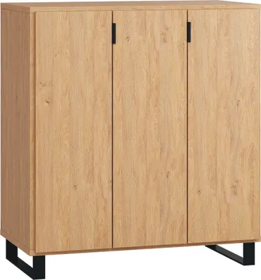 Produktbild von Kommode Patitas 06, Farbe: Eiche - Abmessungen: 100 x 90 x 47 cm (H x B x T)