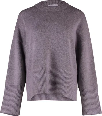 Produktbild von HaILYS Lässiger Pullover mit geripptem Saum und Oversize-Passform Größe: L