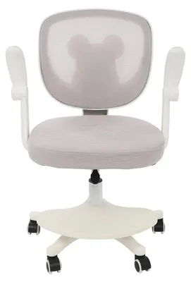 Zdjęcie produktu dla Krzesło biurowe dla dzieci, z regulacją wysokości, ergonomiczna konstrukcja, jasnoszare
