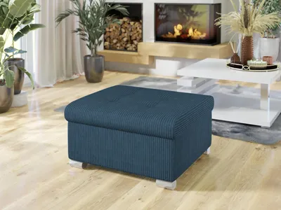 Obrázok produktu pre Taburetka do obývačky NELLI 1 - pruská modrá
