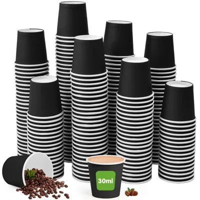 Obrázek produktu pro Solidchoice – Sada 200 kartonových kelímků na espresso, objem 30 ml