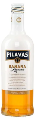 Produktbild von Bananen Likör 25% 0,7l Pilavas