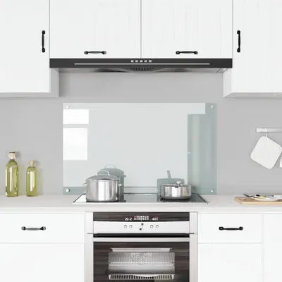 Obrázok produktu pre vidaXL Kuchynský backsplash Transparentné tvrdené sklo 100 × 60 cm