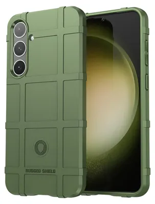Productafbeelding van MobyDefend Hoesje - Geschikt voor Samsung Galaxy S24 Plus (S24+) - Rugged Shield TPU Backcover - Groen