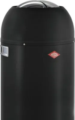 Produktbild von WESCO Tretabfalleimer 180731-73 KICKMASTER MAXI in Schwarz matt mit 40 Liter Volumen / Abfallsammler / Mülleimer