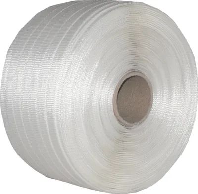 Produktbild von 4 Rollen Umreifungsband Textil gewebt 19 mm 600 m 600 KG Band Textilband Kern 76