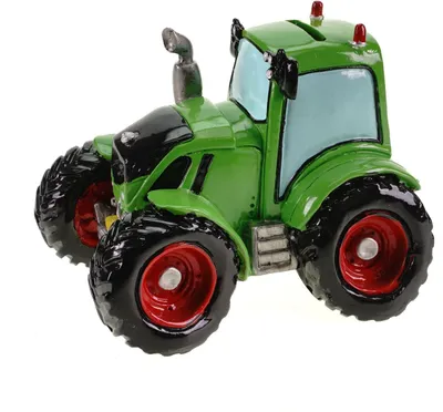 Produktbild von Spardose grüner Traktor 17 cm Bauernhof Träcker Sparschwein Landwirt