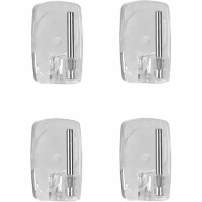 Produktbild von Metaltex 291105011 Gardinenhaken transparent, transparent (4er Pack)