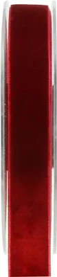 Produktbild von Samtband Dunkelrot 20mm 10m Dekoband Geschenkband Festlich Weihnachten