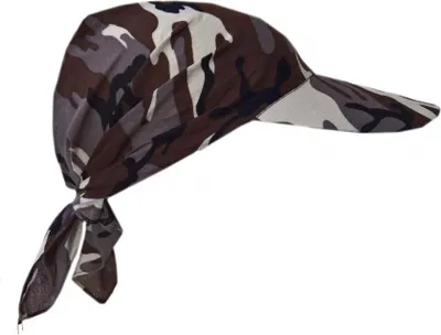 Produktbild von Bandana Sonnenschirm Cap Braunes Camouflage Kappe Chemo Cap Parasol Cap Brown Camouflage