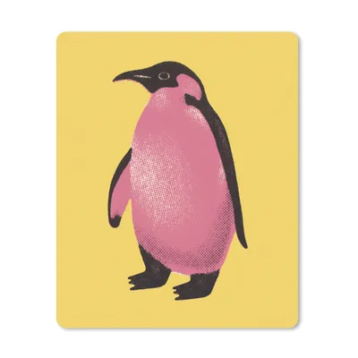 Produktbild von MuchoWow® Mauspad Mousepad Eine Illustration eines Pinguins in der Pop-Art 30x40 cm - Mousepads - Maus Mat - Pad - Mausunterlage - Mausmatten
