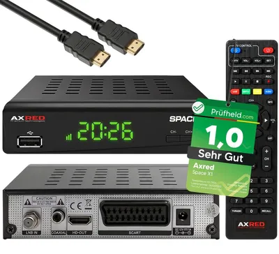 Productafbeelding van HD satellietontvanger met opnamefunctie, Full HDTV, digitale satellietontvanger voor satellietschotel