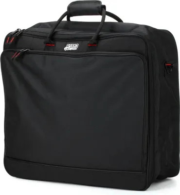 Productafbeelding van Mixer Tas - Geluidsapparatuur Tas - Muziekapparatuur Vervoeren - Dubbellaags Gewatteerde Bescherming - 53 x 46 x 18 cm - Zwart