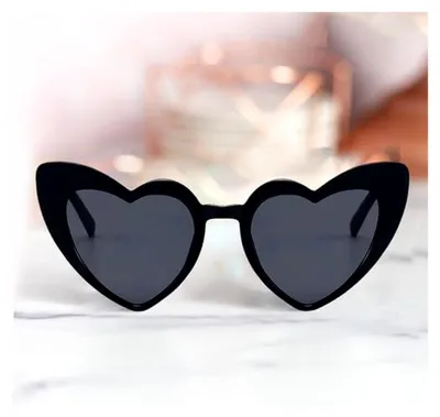 Produktbild von Herzförmige Partybrille, 6 Paar, Sonnenbrille in Herzform, Lustige Brille für Fasching, Foto Requisiten, Geburtstagsfeiern