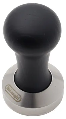 Zdjęcie produktu dla Ekspres do kawy Delonghi 51 mm ze stali nierdzewnej i czarnego drewna
