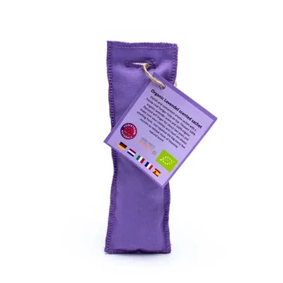 Obrázok produktu pre Vonné vrecúško organická levanduľa fialová -- 5,5x17 cm