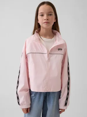 Produktbild von GAP Kinder Windjacke XS Rosa wind- und wasserabweisend, reflektierende Paspelierung, Vordertaschen