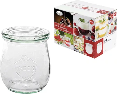 Immagine prodotto di Weck Tulpenformgläser 220 ml 4er Karton (Gläser in Tulpenform) 619