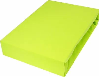 Produktbild von Spannbettlaken 60x120cm HELLGELB Jersey Spannbetttuch 100% BAUMWOLLE Bettlaken Laken