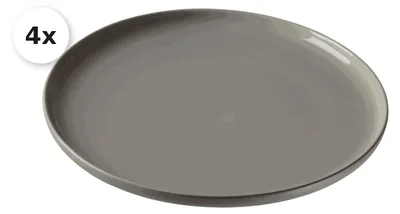 Produktbild von Speiseteller 26cm 4er Set Jasper taupe