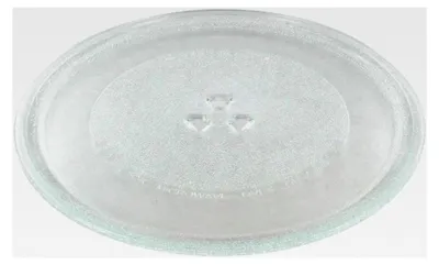 Produktbild von Mikrowellen-Drehteller-Glasplatte mit 3 Befestigungselementen (255 mm)