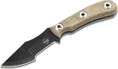 Produktbild von Böker Plus Micro Tracker 2.0 Bushcraft Outdoor Messer mit Vollerl und Kohlenstoffstahl 1095