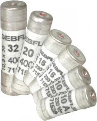 Image de Lot de 6 fusibles céramique 10/16/20/32 A