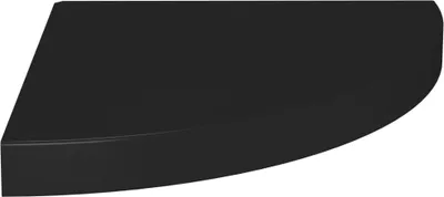 Immagine prodotto di vidaXL Scaffale scorrevole angolare nero 35x35x3,8 cm MDF
