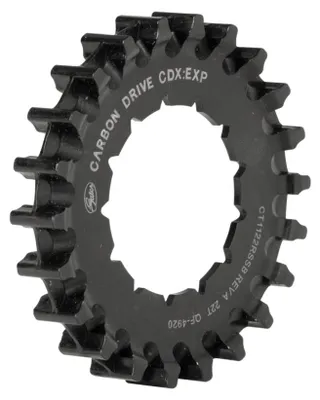 Image de Pignon Gates CDX 22t Rohloff Splined Noir