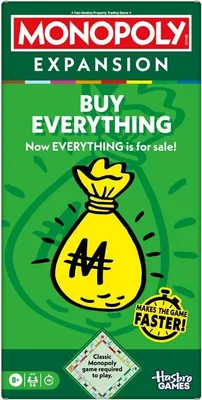 Produktbild von Hasbro Monopoly Brettspiel Buy Everything Erweiterung - Familienspiel