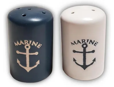 Produktbild von Marine Salz- und Pfefferstreuer-Set, Keramik