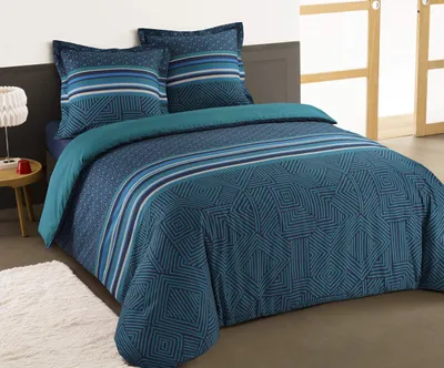 Obrázok produktu pre Omgoods – Súprava obliečok na prikrývku (260 x 240 cm) a 2 vankúšové obliečky, vyrobené zo 100% bavlny